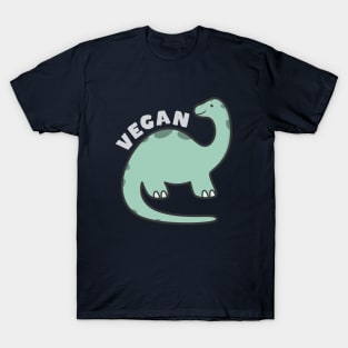 Funny Vegan Dinosaur T-Shirt